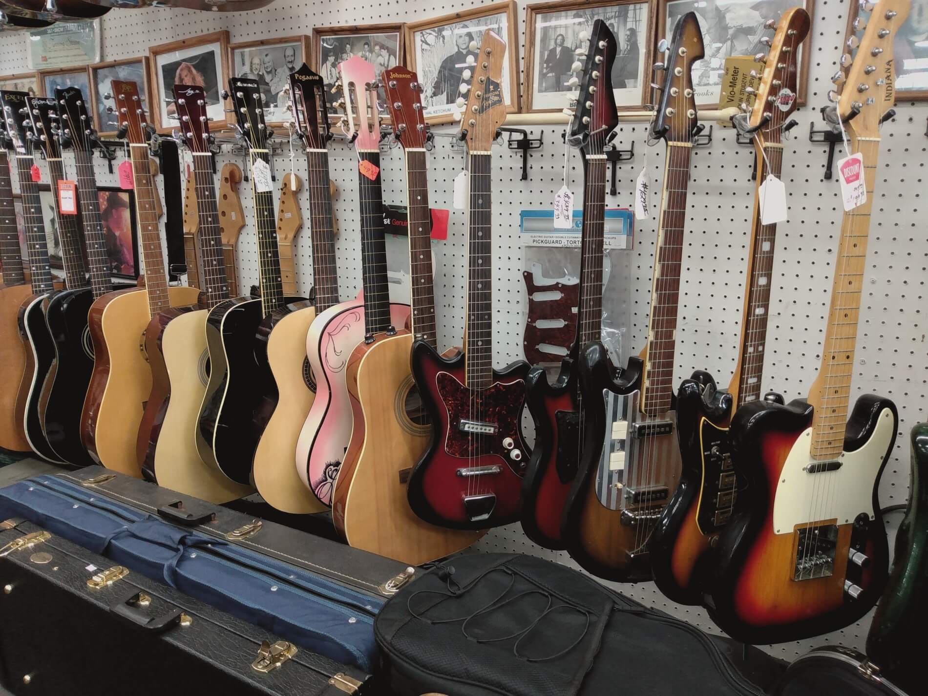 picture of guitars at killoughs