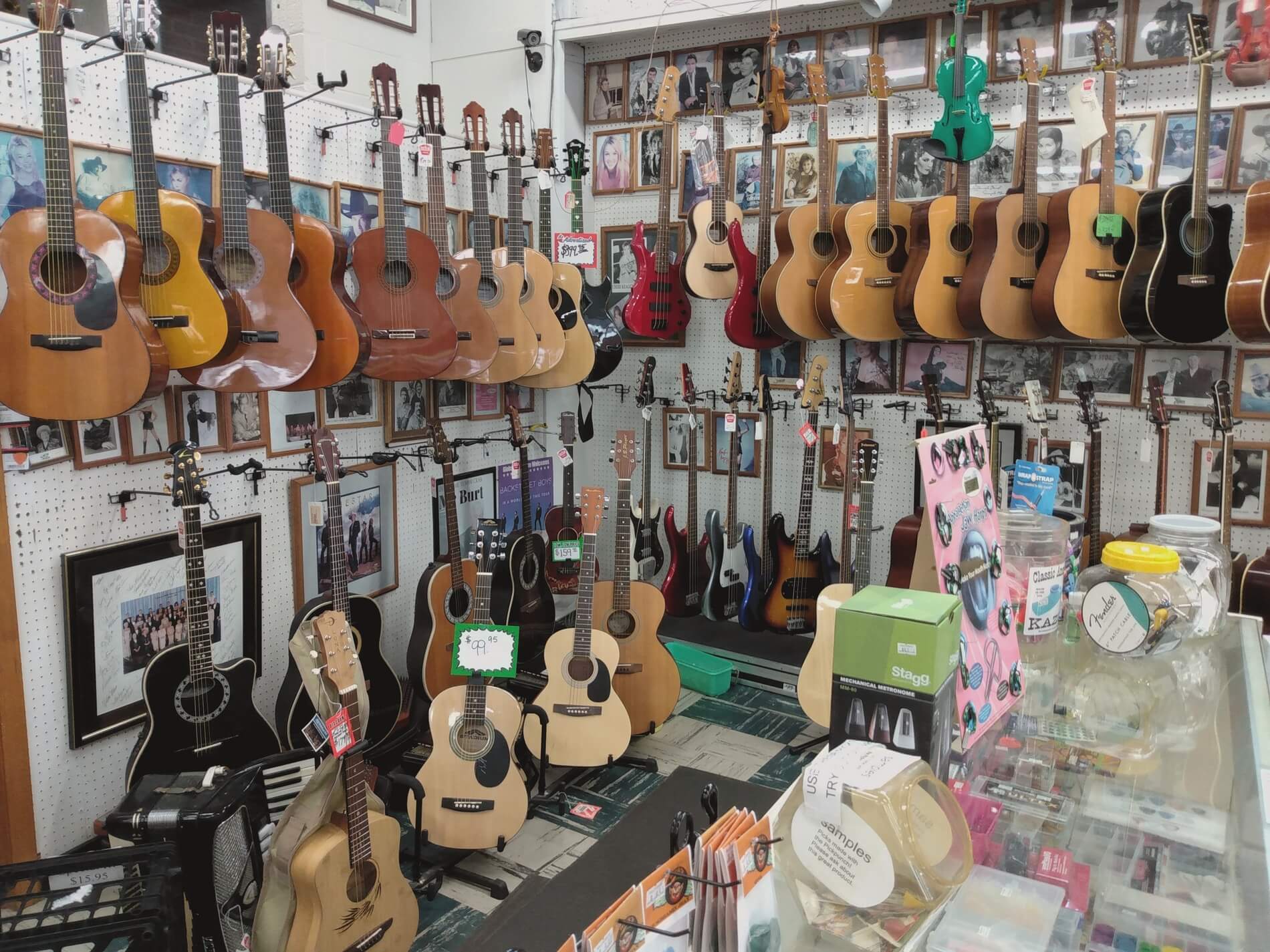 picture of guitars at killoughs