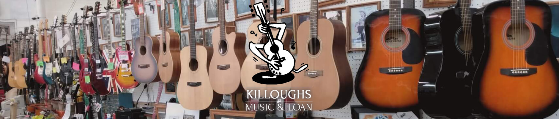 Images from Killough's Music and Loan store