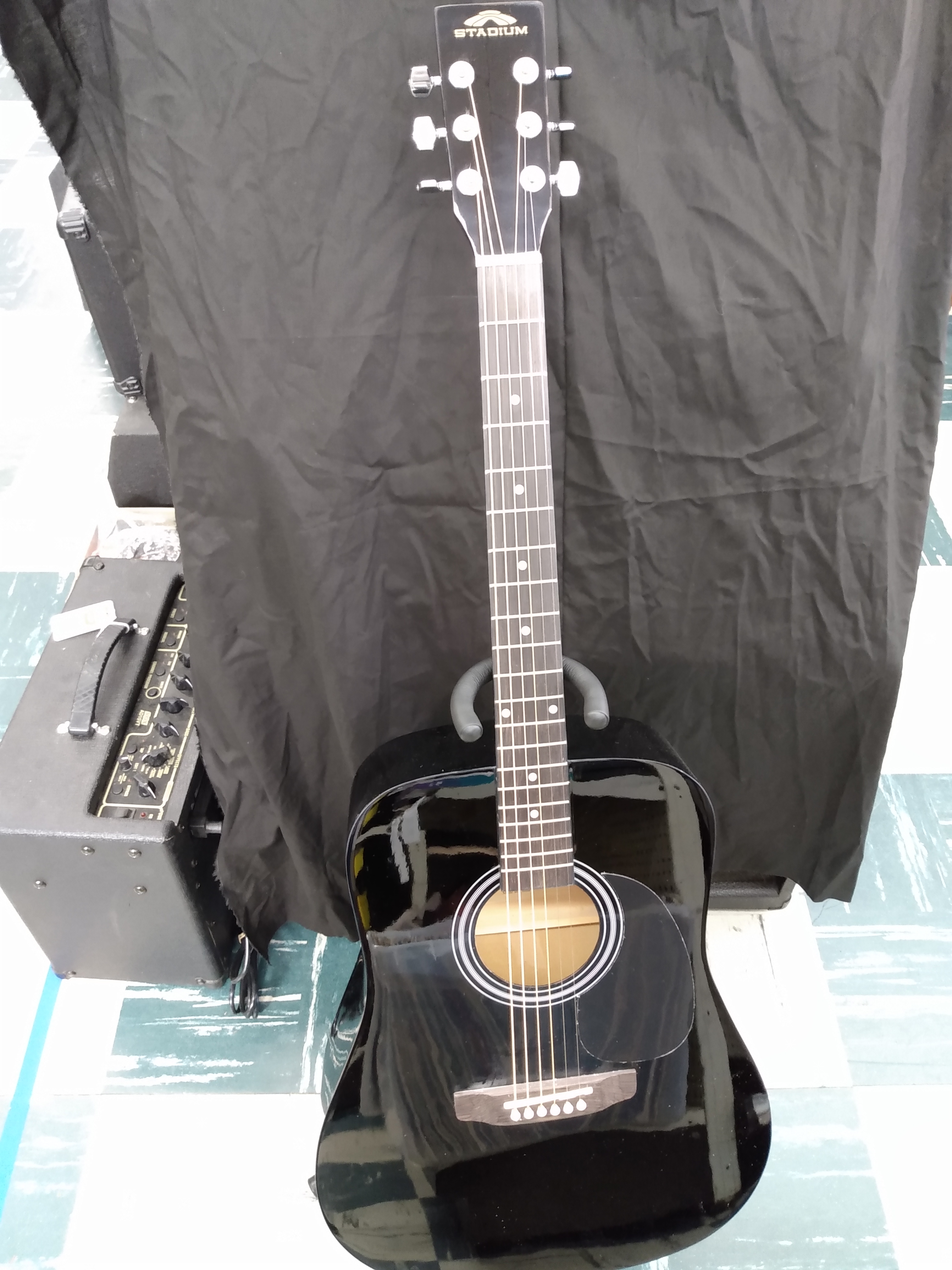 Classic Black Stadium Acoustic Guitar